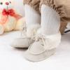imageBaby Boys Girls Shoes Winter Warm Infant HighTop Ankle Sneakers NonSlip Soft Sole Toddler Prewalker Newborn First Walkers Crib ShoesCg3421White