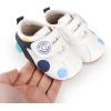 imageBaby Boys Girls Sneakers Toddler NonSlip Soft Rubber Sole First Walking Shoes Infant Newborn Crib Dress Shoes6148Blue