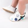 imageBaby Boys Girls Sneakers Toddler NonSlip Soft Rubber Sole First Walking Shoes Infant Newborn Crib Dress Shoes6148Blue