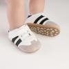 imageBaby Boys Girls Sneakers Toddler NonSlip Soft Rubber Sole First Walking Shoes Infant Newborn Crib Dress Shoes6193White