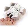 imageBaby Boys Girls Sneakers Toddler NonSlip Soft Rubber Sole First Walking Shoes Infant Newborn Crib Dress Shoes6193White