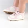 imageBaby Boys Girls Sneakers Toddler NonSlip Soft Rubber Sole First Walking Shoes Infant Newborn Crib Dress Shoes7103aPink