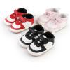 imageBaby Boys Girls Sneakers Toddler NonSlip Soft Rubber Sole First Walking Shoes Infant Newborn Crib Dress Shoes7103aPink