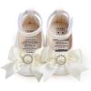 imageBaby Mary Jane Flats for Girls with Bowknot Cotton Anti Skid Sole Infant First Walker Princess Dress Crib Wedding Shoes2087White