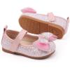 imageMary Jane Little Girls Dress Shoes Toddler Baby Ballet Flats Flower Girls Wedding Party Bow Princess Kid Shoes5163pink