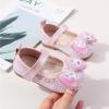 imageMary Jane Little Girls Dress Shoes Toddler Baby Ballet Flats Flower Girls Wedding Party Bow Princess Kid Shoes5163pink