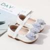 imageMary Jane Little Girls Dress Shoes Toddler Baby Ballet Flats Flower Girls Wedding Party Bow Princess Kid Shoes5163white