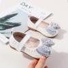 imageMary Jane Little Girls Dress Shoes Toddler Baby Ballet Flats Flower Girls Wedding Party Bow Princess Kid Shoes5163white