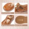 imageMary Jane Little Girls Dress Shoes Toddler Baby Ballet Flats Flower Girls Wedding Party Bow Princess Kid Shoes5304light Brown