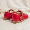 imageMary Jane Little Girls Dress Shoes Toddler Baby Ballet Flats Flower Girls Wedding Party Bow Princess Kid Shoes5306red