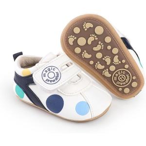 imageBaby Boys Girls Sneakers Toddler NonSlip Soft Rubber Sole First Walking Shoes Infant Newborn Crib Dress Shoes6148Blue