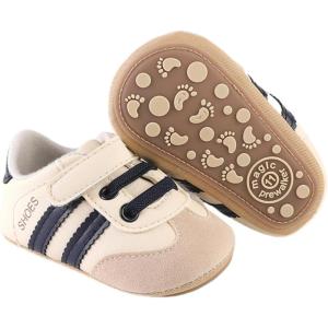 imageBaby Boys Girls Sneakers Toddler NonSlip Soft Rubber Sole First Walking Shoes Infant Newborn Crib Dress Shoes6193Blue