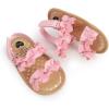 image:imageBellocasa Infant Baby Girls Sandals Summer Open Toe Wedding Princess Dress Shoe Soft Sole Baby Shoes for Newborn GirlBPink