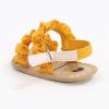 image:imageBellocasa Infant Baby Girls Sandals Summer Open Toe Wedding Princess Dress Shoe Soft Sole Baby Shoes for Newborn GirlBYellow