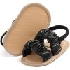 image:imageBellocasa Infant Baby Girls Sandals Summer Open Toe Wedding Princess Dress Shoe Soft Sole Baby Shoes for Newborn GirlD01Black