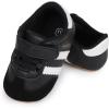 image:imageBaby Boys Girls Sneakers Toddler NonSlip Soft Rubber Sole First Walking Shoes Infant Newborn Crib Dress ShoesA01Black