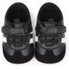 image:imageBaby Boys Girls Sneakers Toddler NonSlip Soft Rubber Sole First Walking Shoes Infant Newborn Crib Dress ShoesA01Black