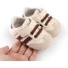 image:imageBaby Boys Girls Sneakers Toddler NonSlip Soft Rubber Sole First Walking Shoes Infant Newborn Crib Dress ShoesA01Coffee