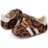 image:imageBaby Boys Girls Sneakers Toddler NonSlip Soft Rubber Sole First Walking Shoes Infant Newborn Crib Dress ShoesA02Brown