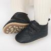 image:imageBaby Boys Girls Sneakers Toddler NonSlip Soft Rubber Sole First Walking Shoes Infant Newborn Crib Dress ShoesB2061Black
