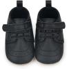 image:imageBaby Boys Girls Sneakers Toddler NonSlip Soft Rubber Sole First Walking Shoes Infant Newborn Crib Dress ShoesB2061Black