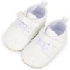 image:imageBaby Boys Girls Sneakers Toddler NonSlip Soft Rubber Sole First Walking Shoes Infant Newborn Crib Dress ShoesB2061White