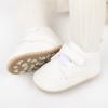 image:imageBaby Boys Girls Sneakers Toddler NonSlip Soft Rubber Sole First Walking Shoes Infant Newborn Crib Dress ShoesB2061White
