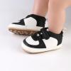 image:imageBaby Boys Girls Sneakers Toddler NonSlip Soft Rubber Sole First Walking Shoes Infant Newborn Crib Dress ShoesD7103aBlack