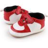 image:imageBaby Boys Girls Sneakers Toddler NonSlip Soft Rubber Sole First Walking Shoes Infant Newborn Crib Dress ShoesD7103aRed