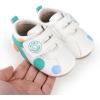image:imageBaby Boys Girls Sneakers Toddler NonSlip Soft Rubber Sole First Walking Shoes Infant Newborn Crib Dress ShoesE6148Green