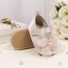 image:imageBaby Mary Jane Flats for Girls with Bowknot Cotton Anti Skid Sole Infant First Walker Princess Dress Crib Wedding Shoes220Pink