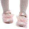 image:imageBaby Mary Jane Flats for Girls with Bowknot Cotton Anti Skid Sole Infant First Walker Princess Dress Crib Wedding Shoes220Pink