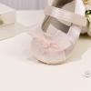 image:imageBaby Mary Jane Flats for Girls with Bowknot Cotton Anti Skid Sole Infant First Walker Princess Dress Crib Wedding Shoes220Pink