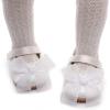 image:imageBaby Mary Jane Flats for Girls with Bowknot Cotton Anti Skid Sole Infant First Walker Princess Dress Crib Wedding Shoes220White
