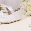 image:imageBaby Mary Jane Flats for Girls with Bowknot Cotton Anti Skid Sole Infant First Walker Princess Dress Crib Wedding Shoes220White