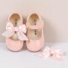 image:imageMary Jane Little Girls Dress Shoes Toddler Baby Ballet Flats Flower Girls Wedding Party Bow Princess Kid ShoesApink