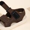 image:imageToddler Boys Girls Summer Slide Sandals Baby Comfort Lightweight Walking Shoes Open Toe Adjustable Outdoor Beach Sandals for Kids2277coffee