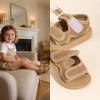 image:imageToddler Boys Girls Summer Slide Sandals Baby Comfort Lightweight Walking Shoes Open Toe Adjustable Outdoor Beach Sandals for Kids2277khaki