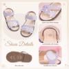 image:imageToddler Girls Sandals Little Girl Summer Flat Sandal Baby Open Toe Outdoor Beach Holiday Dress Shoes5249 Purple