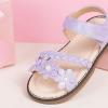 image:imageToddler Girls Sandals Little Girl Summer Flat Sandal Baby Open Toe Outdoor Beach Holiday Dress Shoes5249 Purple
