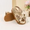 image:imageToddler Girls Sandals Little Girl Summer Flat Sandal Baby Open Toe Outdoor Beach Holiday Dress ShoesA00 Gold