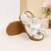 image:imageToddler Girls Sandals Little Girl Summer Flat Sandal Baby Open Toe Outdoor Beach Holiday Dress ShoesA00 White
