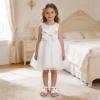 image:imageToddler Girls Sandals Little Girl Summer Flat Sandal Baby Open Toe Outdoor Beach Holiday Dress ShoesA00 White