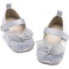 image:imageBaby Mary Jane Flats for Girls with Bowknot Cotton Anti Skid Sole Infant First Walker Princess Dress Crib Wedding Shoes220Blue
