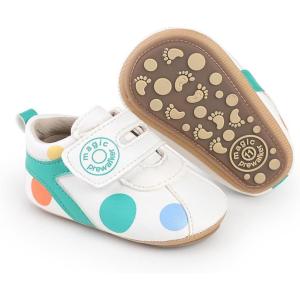 image:imageBaby Boys Girls Sneakers Toddler NonSlip Soft Rubber Sole First Walking Shoes Infant Newborn Crib Dress ShoesE6148Green